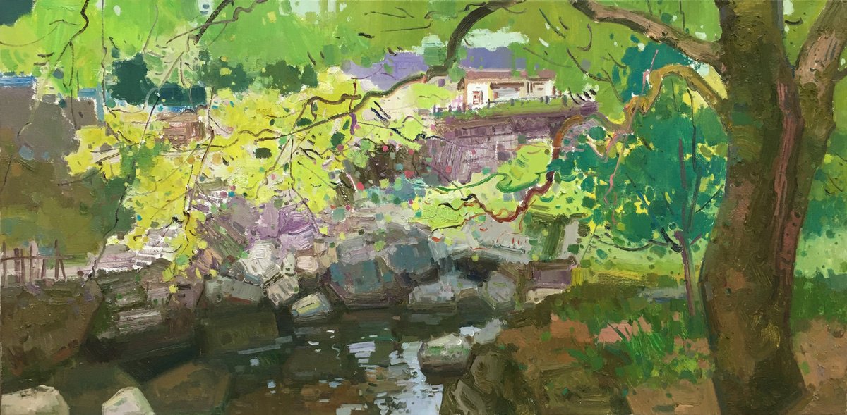Spring 259 By Jianzhe Chon, 47 X 24, Artwork For Sale On Artfinder