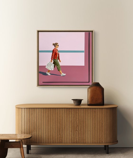 Woman In Sunglasses - Original Painting