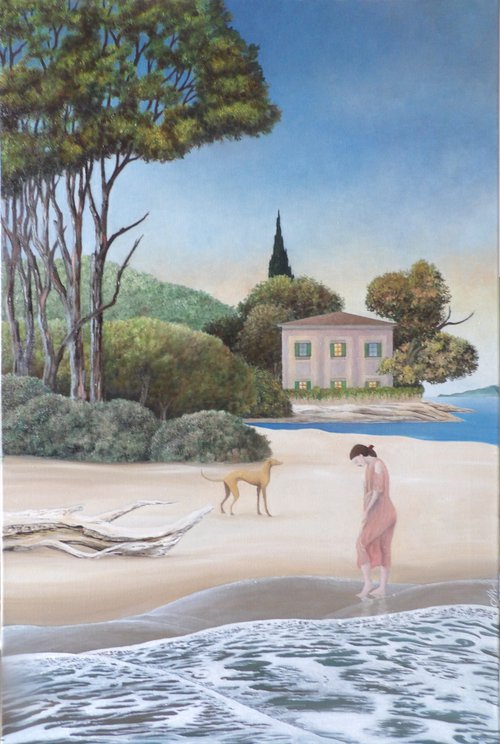The house and the shoreline by Cecco Mariniello