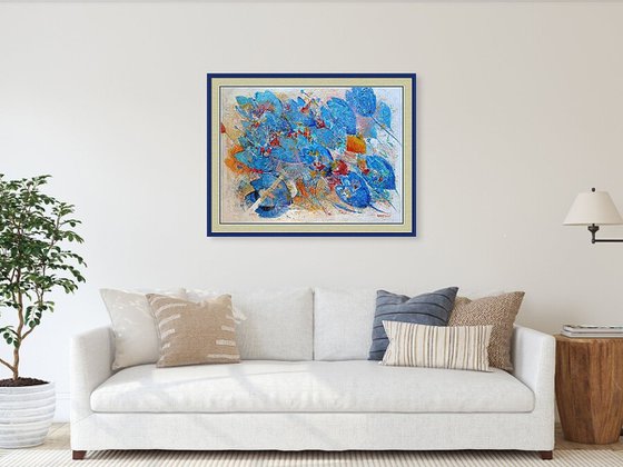 Fantasy with Blue Tulips