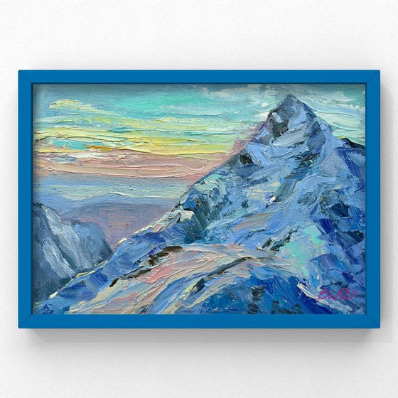"Sunset at 2300", 18*24cm