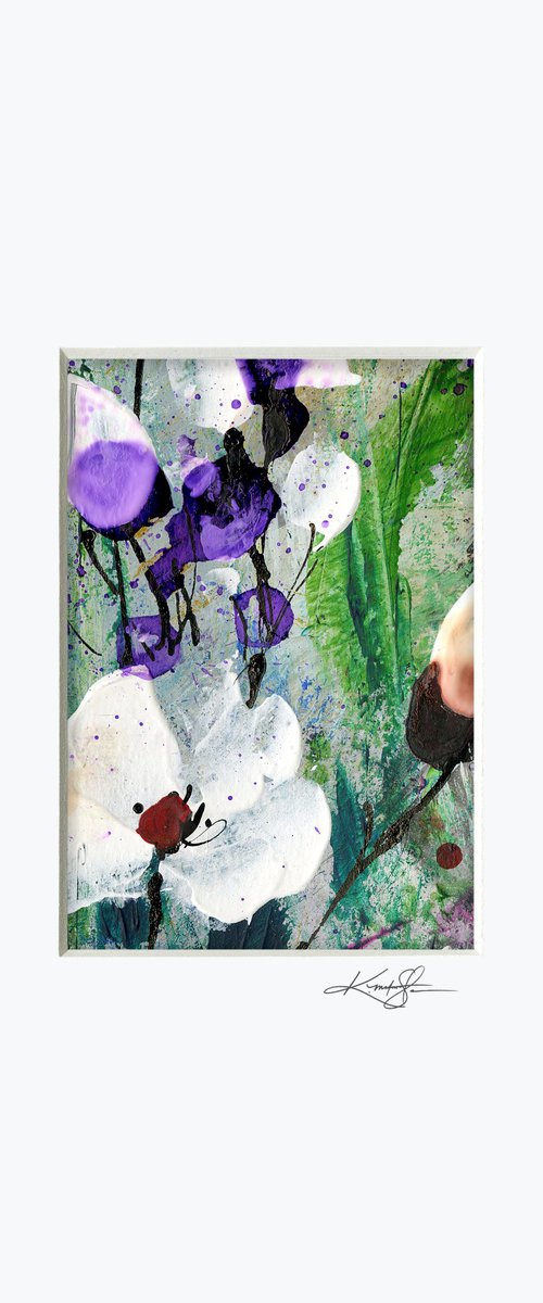 Abstract Floral 2020-6 - Flower Painting by Kathy Morton Stanion by Kathy Morton Stanion