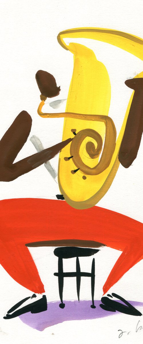 New-Orleans_jazz_player-09 -RESERVED by André Baldet