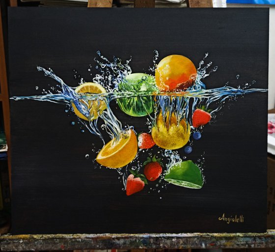 Still life in water