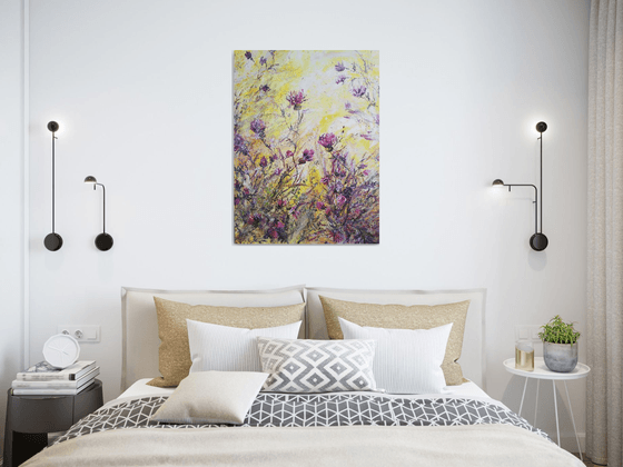 Large Burdock Painting