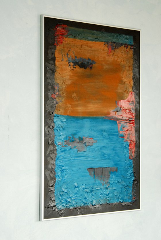 Abstract on wood 28