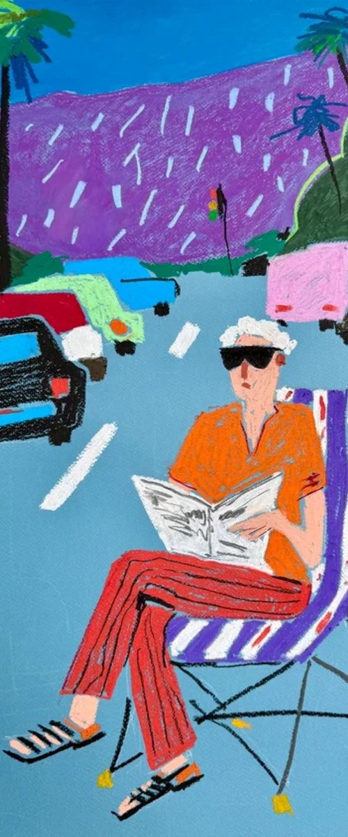 Unbothered in Los Angeles Traffic by Sasha Robinson