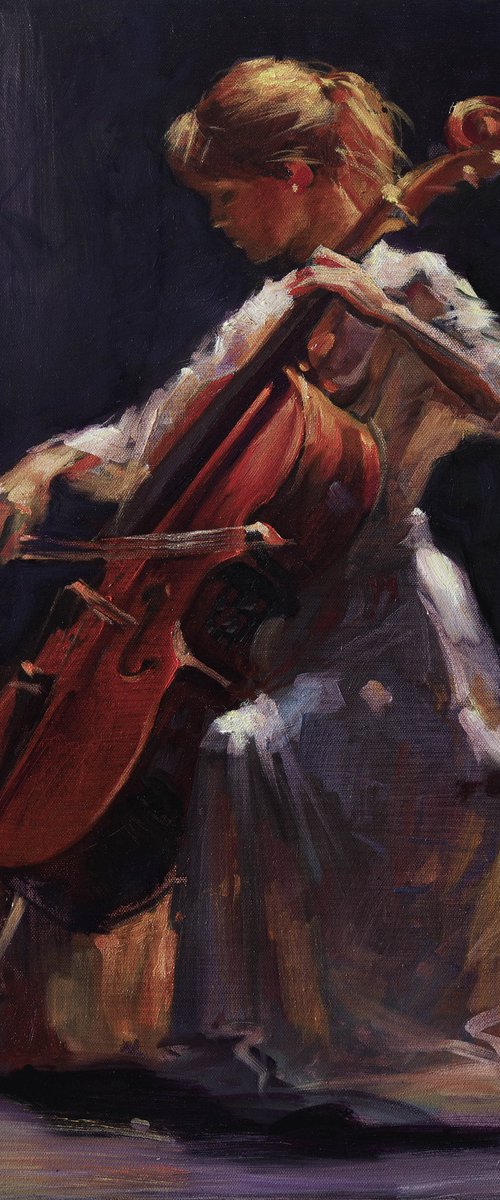 Alone Upon the Stage by Sergei Yatsenko