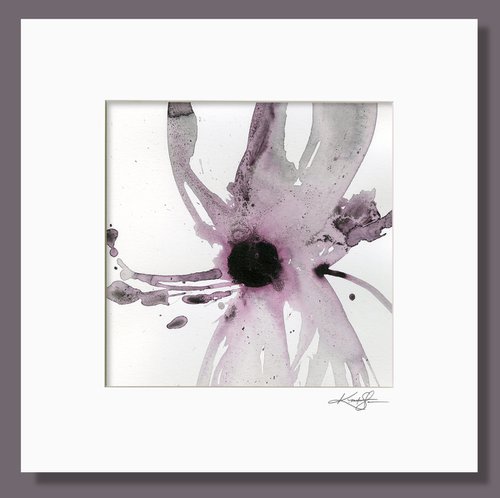 Organic Impressions 729 - Abstract Flower Painting by Kathy Morton Stanion by Kathy Morton Stanion