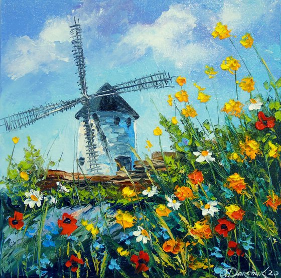 Mill in the field