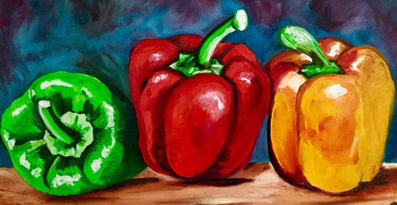 Still life with Peppers