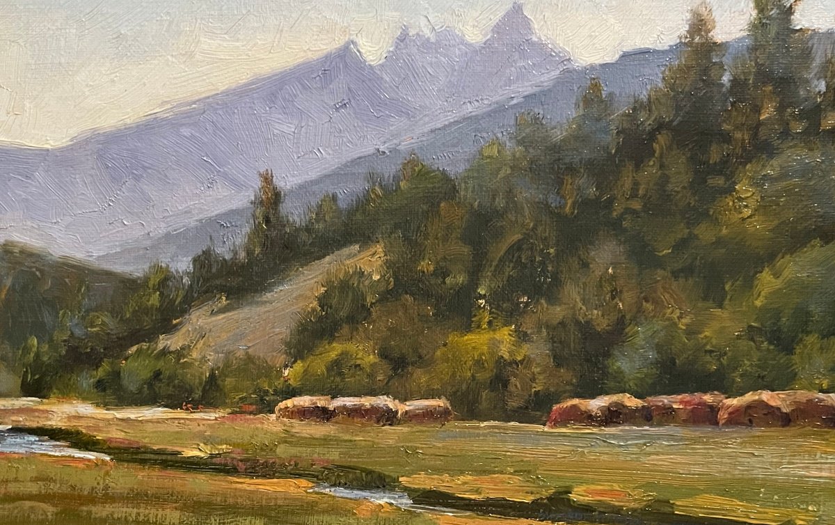 Sawtooth Summer - Oil Painting by Nancy Rynes