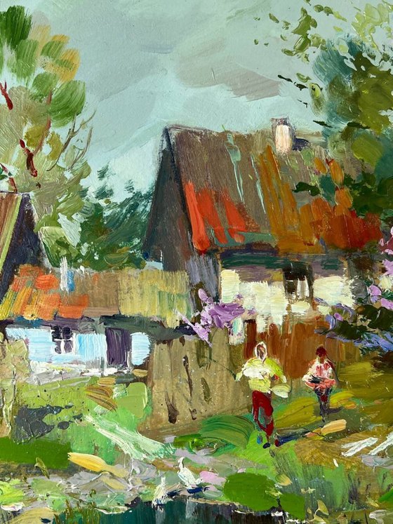 Cloudy Day in the Village