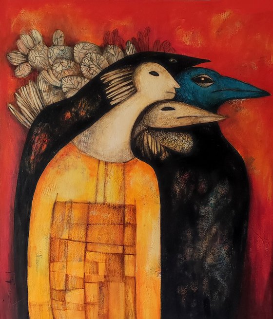 "Voices that aren't mine"