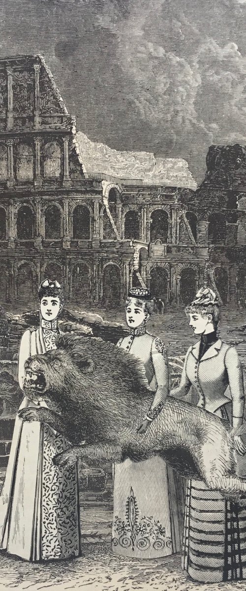 Visiting the Colosseum by Tudor Evans