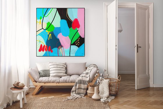 Cerulean Skies and coral heart