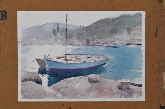 Boat in the harbor