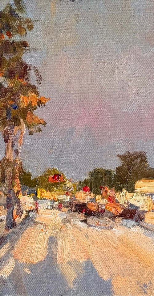 Evening Drive by Nataliia Nosyk