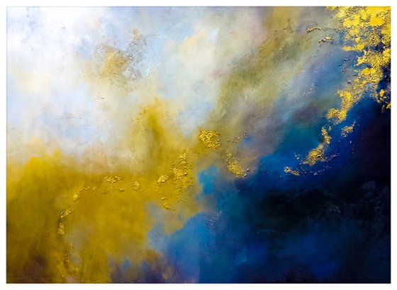Large Original Painting,Oversize Painting Abstract Canvas Art Original Artwork Large Wall Art Abstract black and whiteand gold Art Abstract