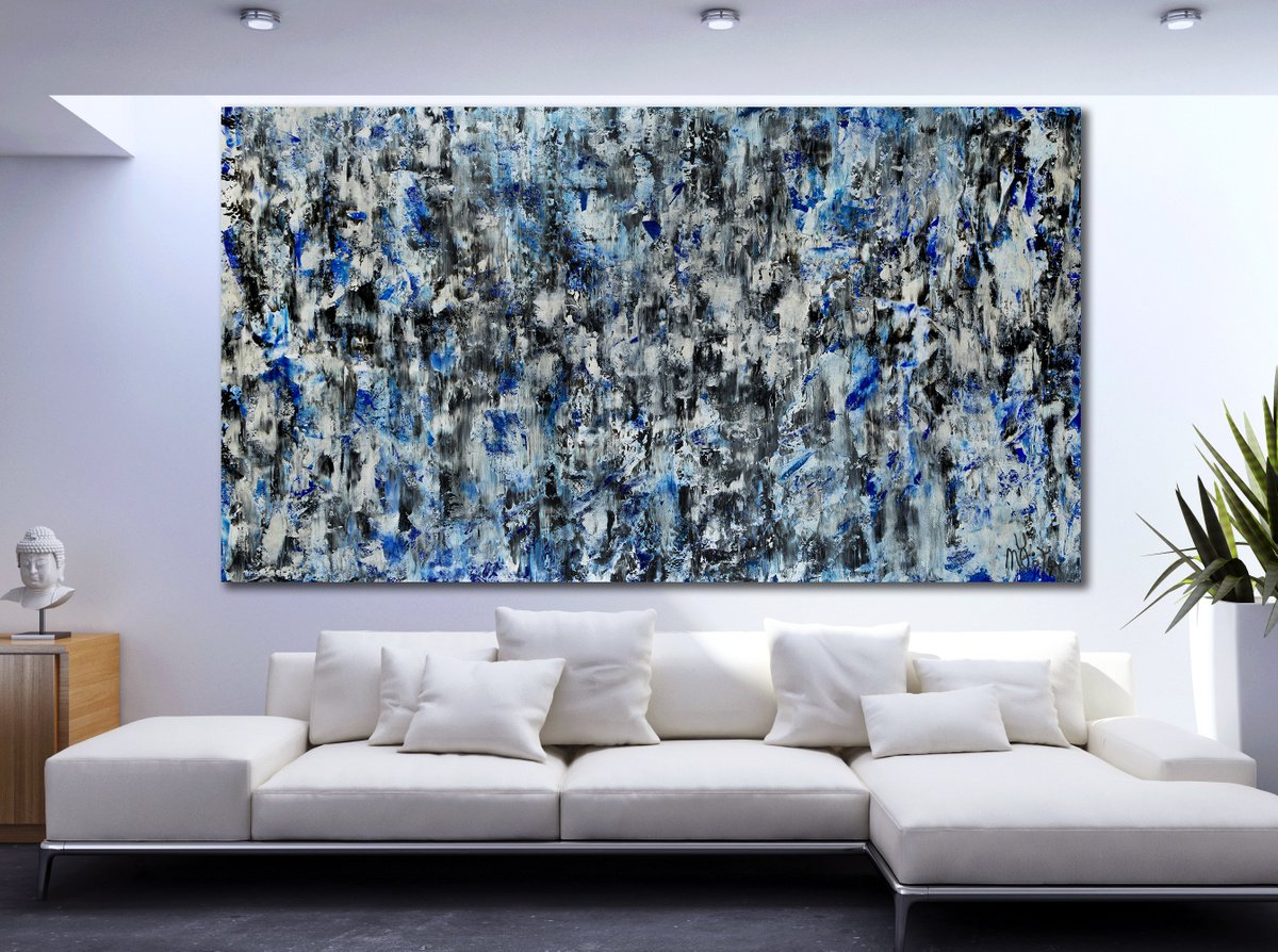 Frozen carnival (Water flow) Acrylic painting by Nestor Toro | Artfinder