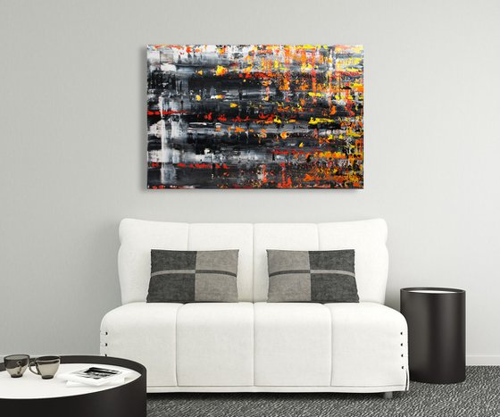 Burning Memories (120 x 80cm) XXL (48 x 32 inches)