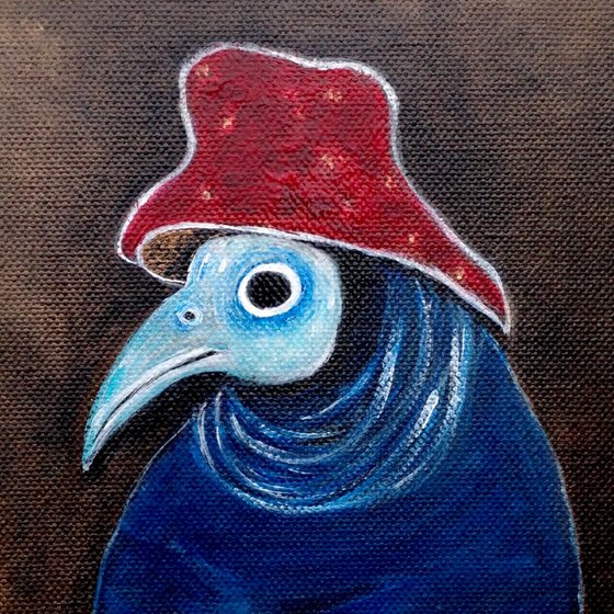 The Raven with the red hat