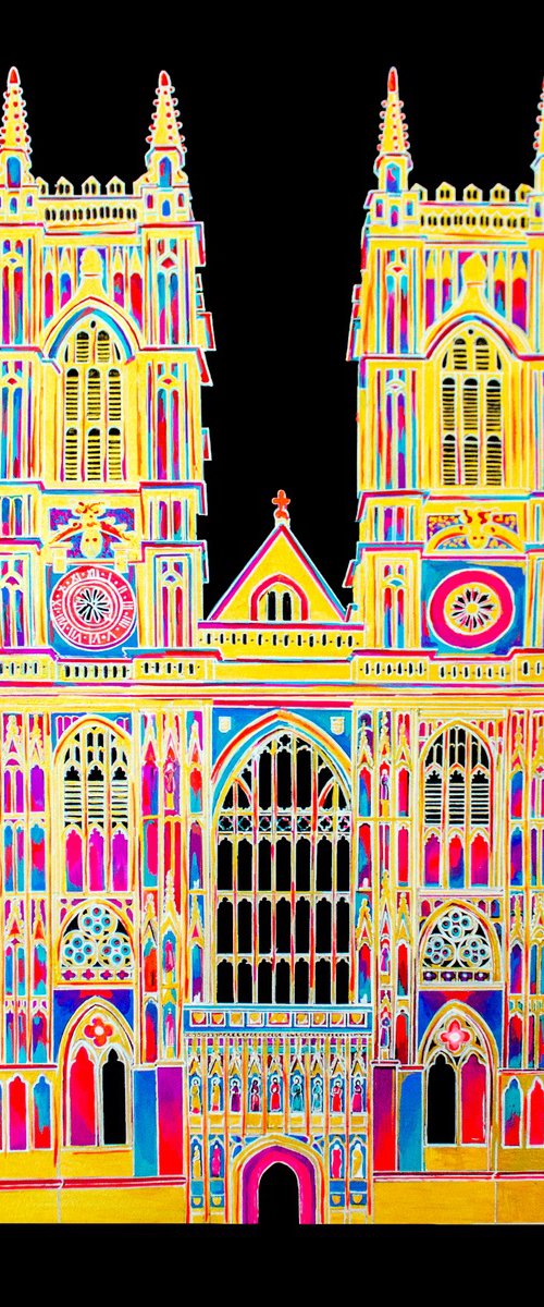 Westminster Abbey Illuminated by Shelley Ashkowski