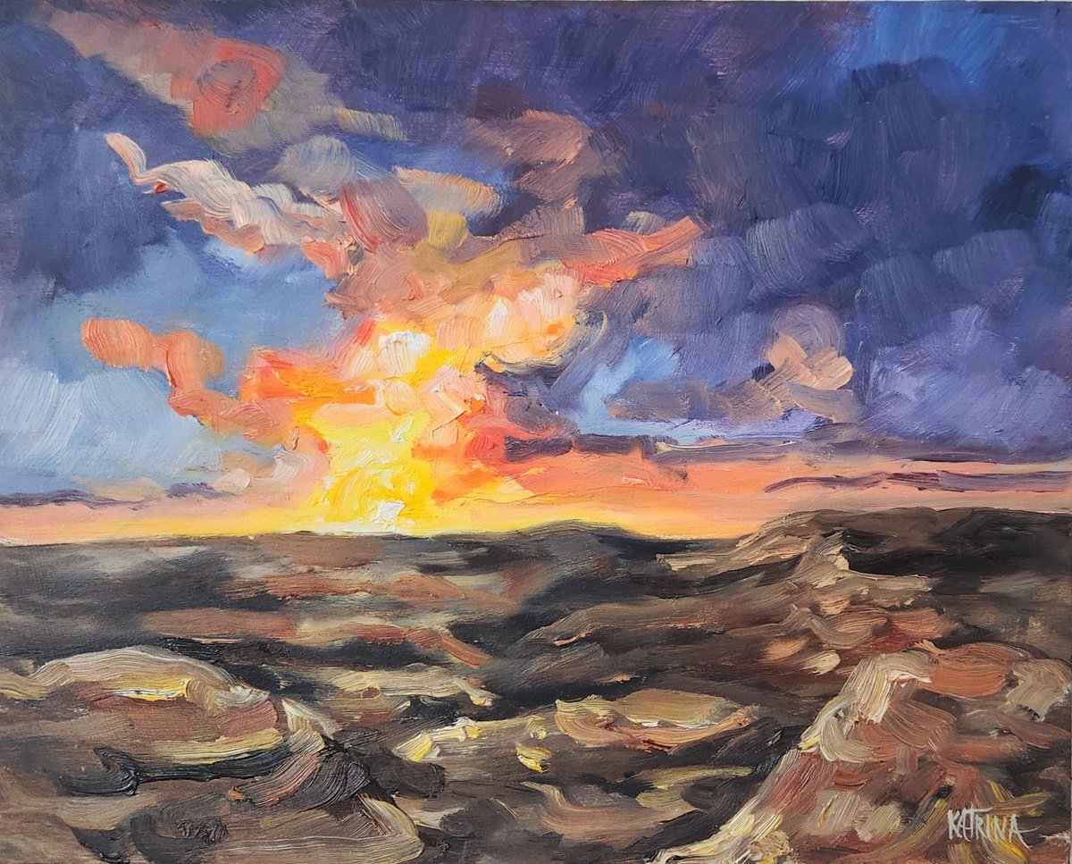 Sunrise Promise By Katrina Case, 11 X 9, Artwork For Sale On Artfinder