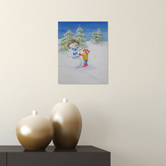 Snowman and me