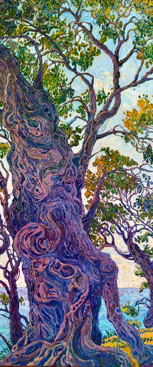 Beneath the Olive Canopy by Natalia Bessmertnova