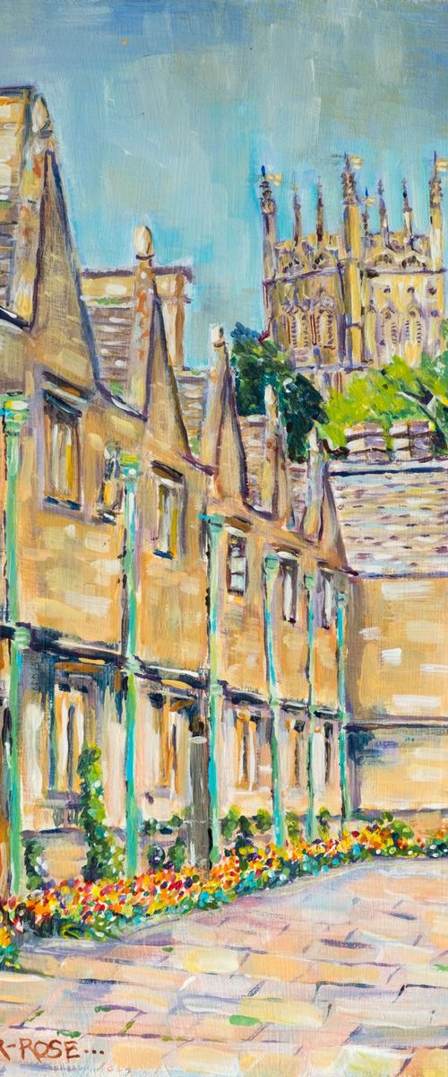 SPRINGTIME STROLL IN CHIPPING CAMPDEN by Diana Aungier-Rose