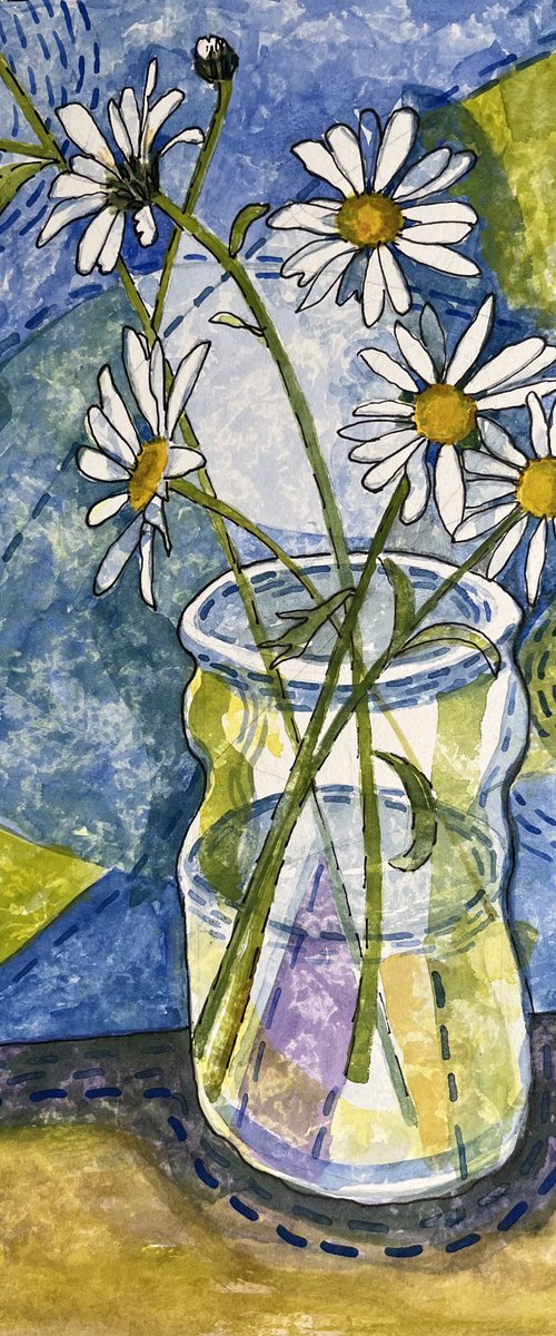 Cosmic daisies by Christine Callum McInally