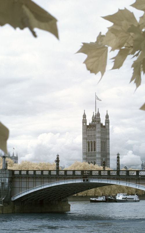 Stormy day on Lambeth Bridge by Ed Watts