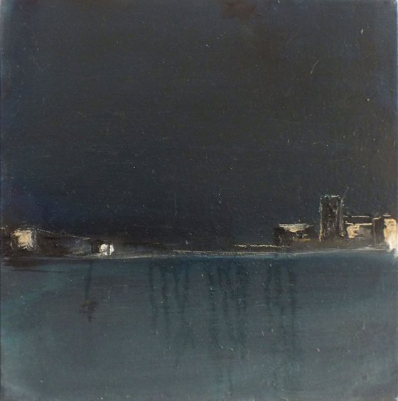 blue landscape