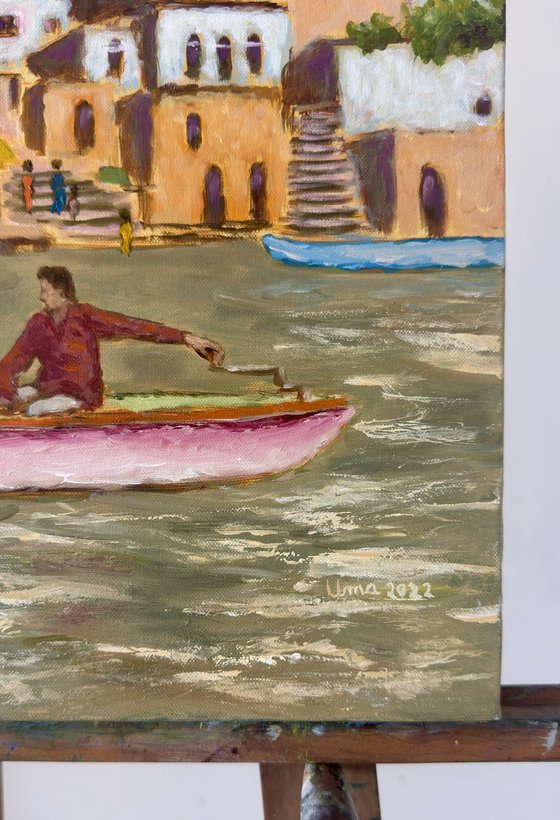 Benaras - Temples at Manikarnika Ghat