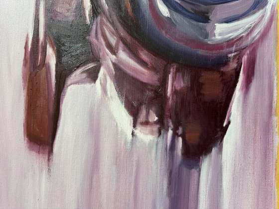 BEFORE IT HAPPENS 911 OIL ON CANVAS 160x100cm