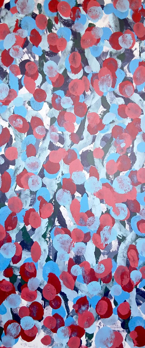 Spotty Pop Painting - The wall of Candy 02 by jérôme hémain