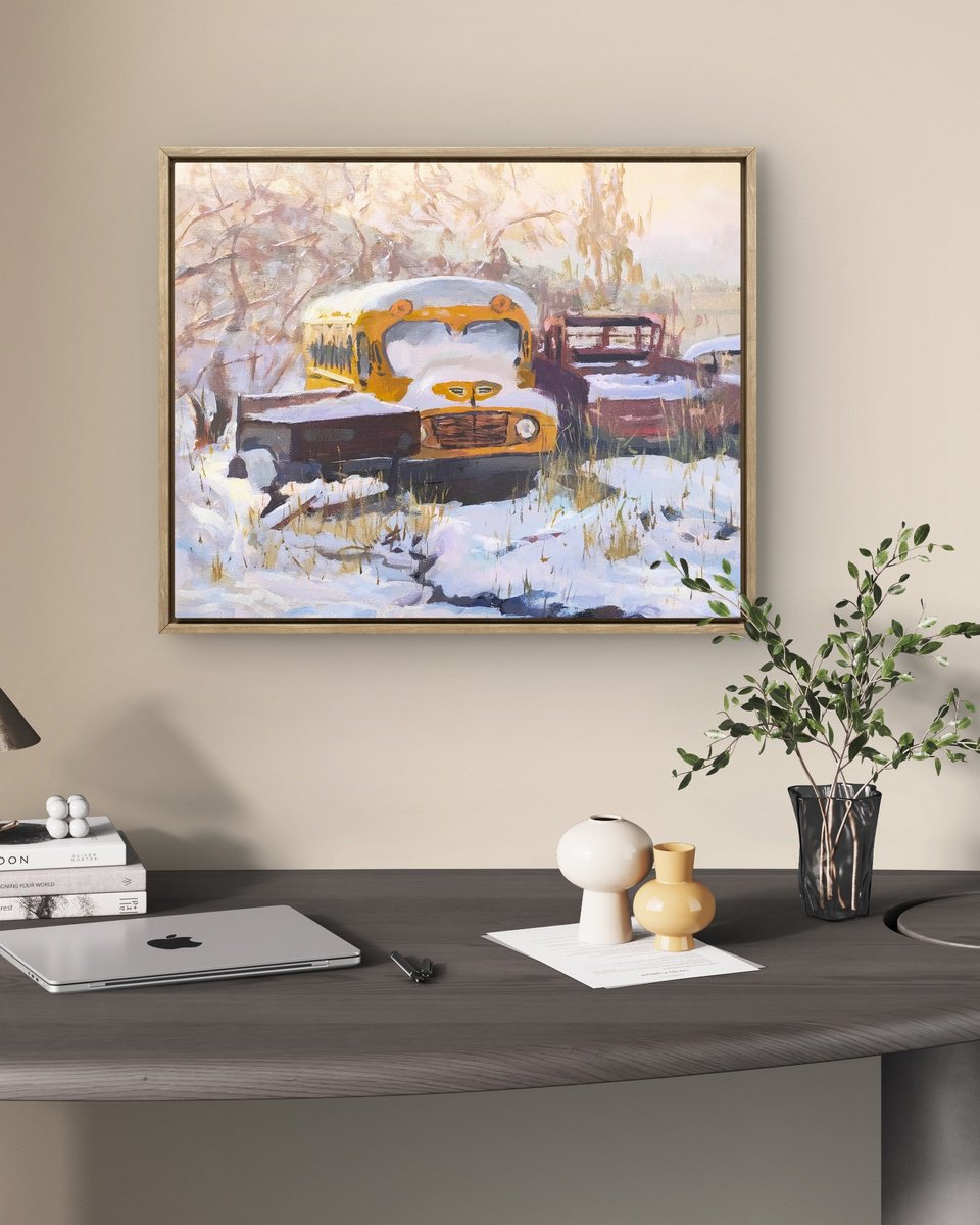 Impressionistic Landscape Acrylic Painting By Kristina Sellers, 20 X 16", Retired, Original Artwork