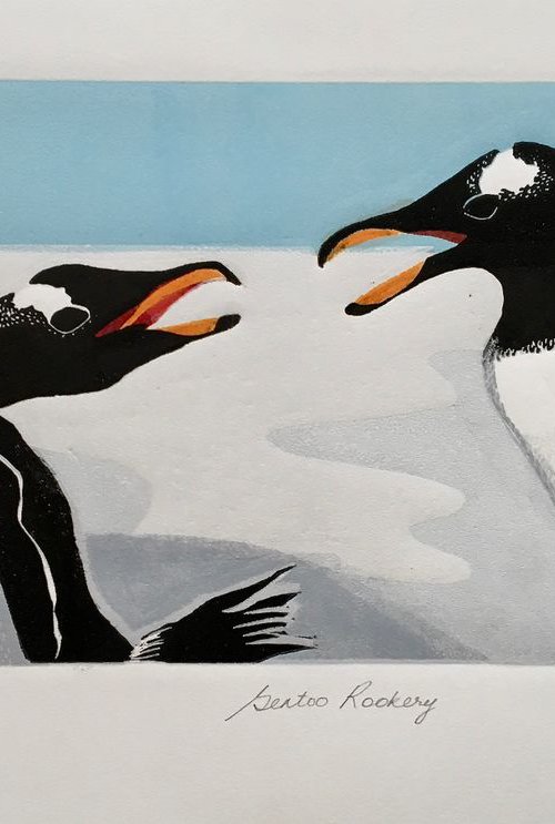 Gentoo Rookery by Susan Cartwright