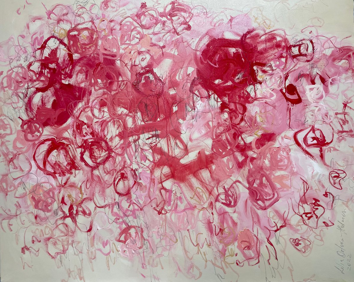 The return of pink flowers. by Lilia Orlova-Holmes
