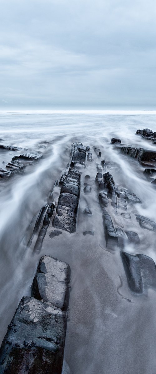 Sandymouth Beach Cornwall UK by Paul Nash