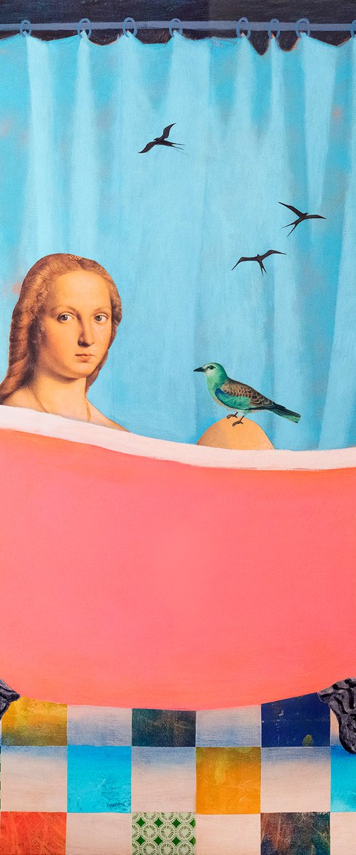 A Trip To Distant Lands And Back - Large Collage Artwork by Ayna Paisley