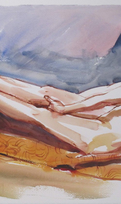 Reclining female nude by Rory O’Neill