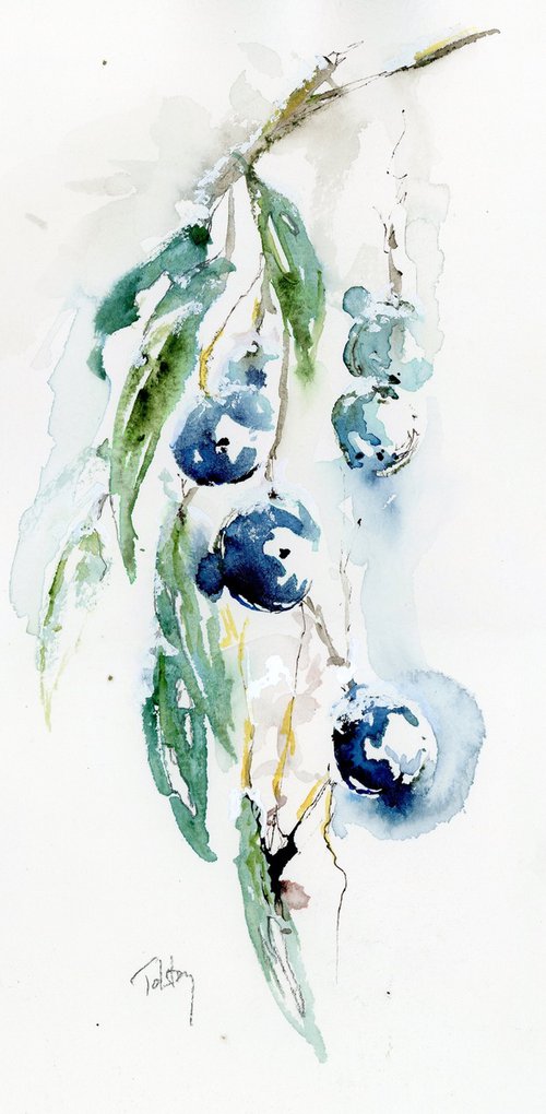 Blueberries in Winter by Alex Tolstoy