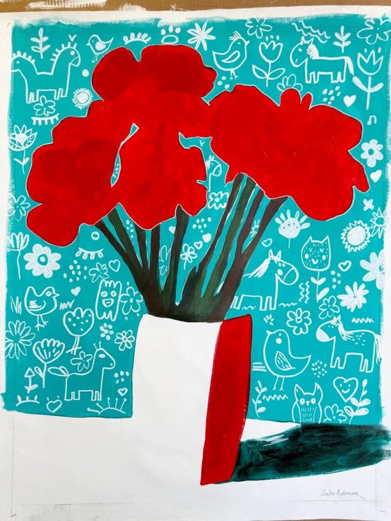 Red Floral Bouquet