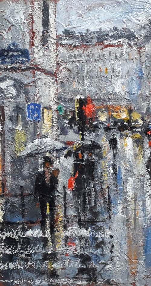 Rain city by Alexander Zhilyaev