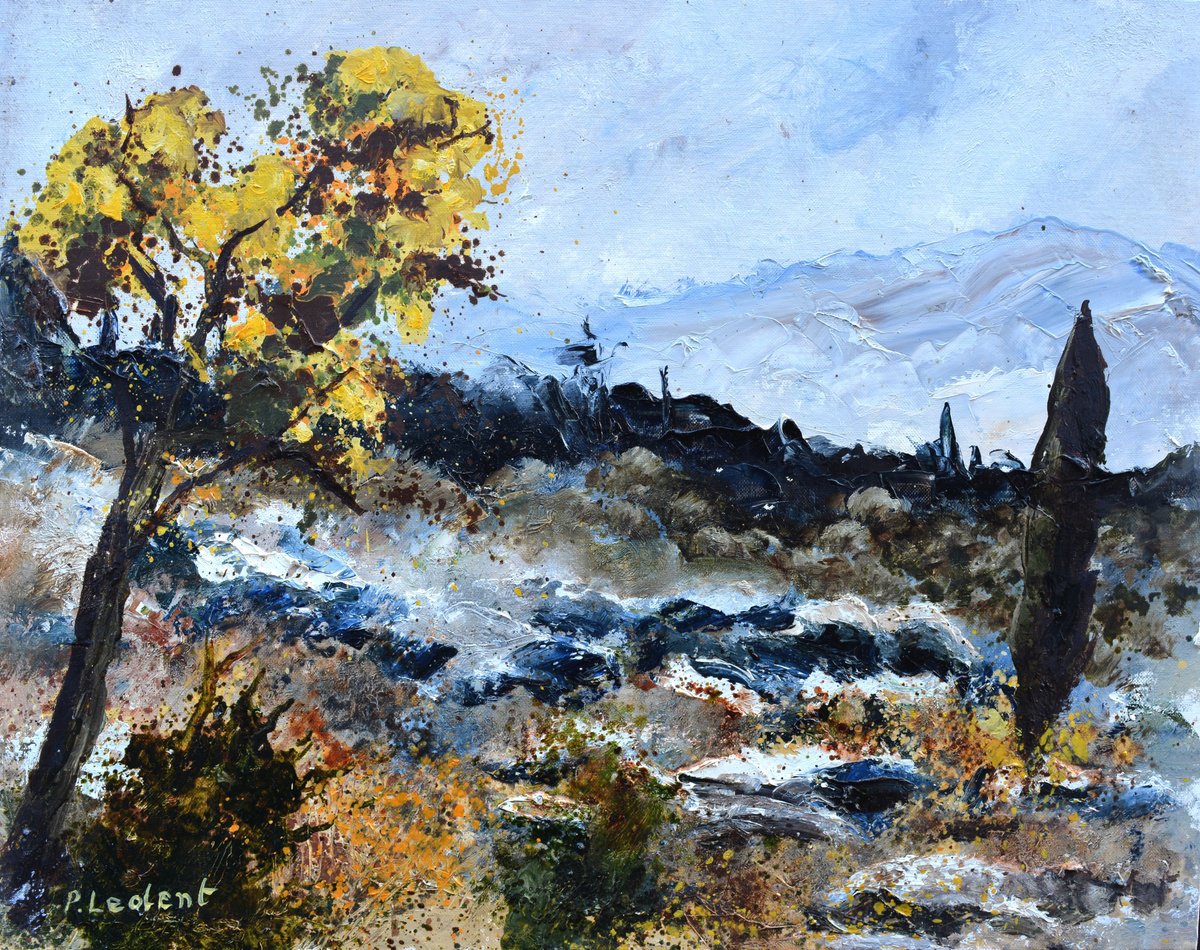 Dry Summer In Provence 5423 By Pol Henry Ledent, 20 X 16, Artwork For Sale On Artfinder