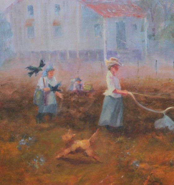 Ploughing the Potato Field