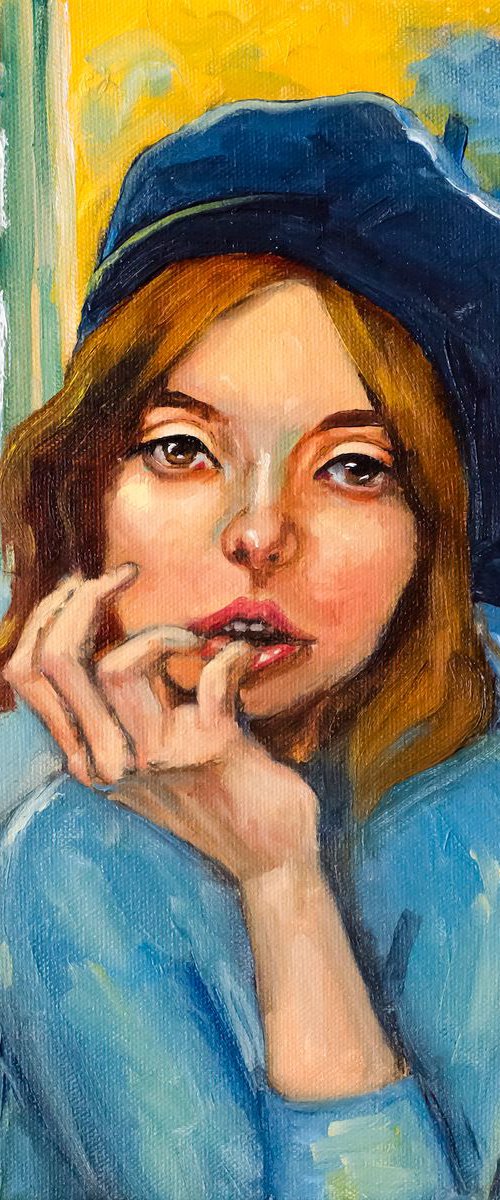 Girl in Blue by Lucy Morningstar