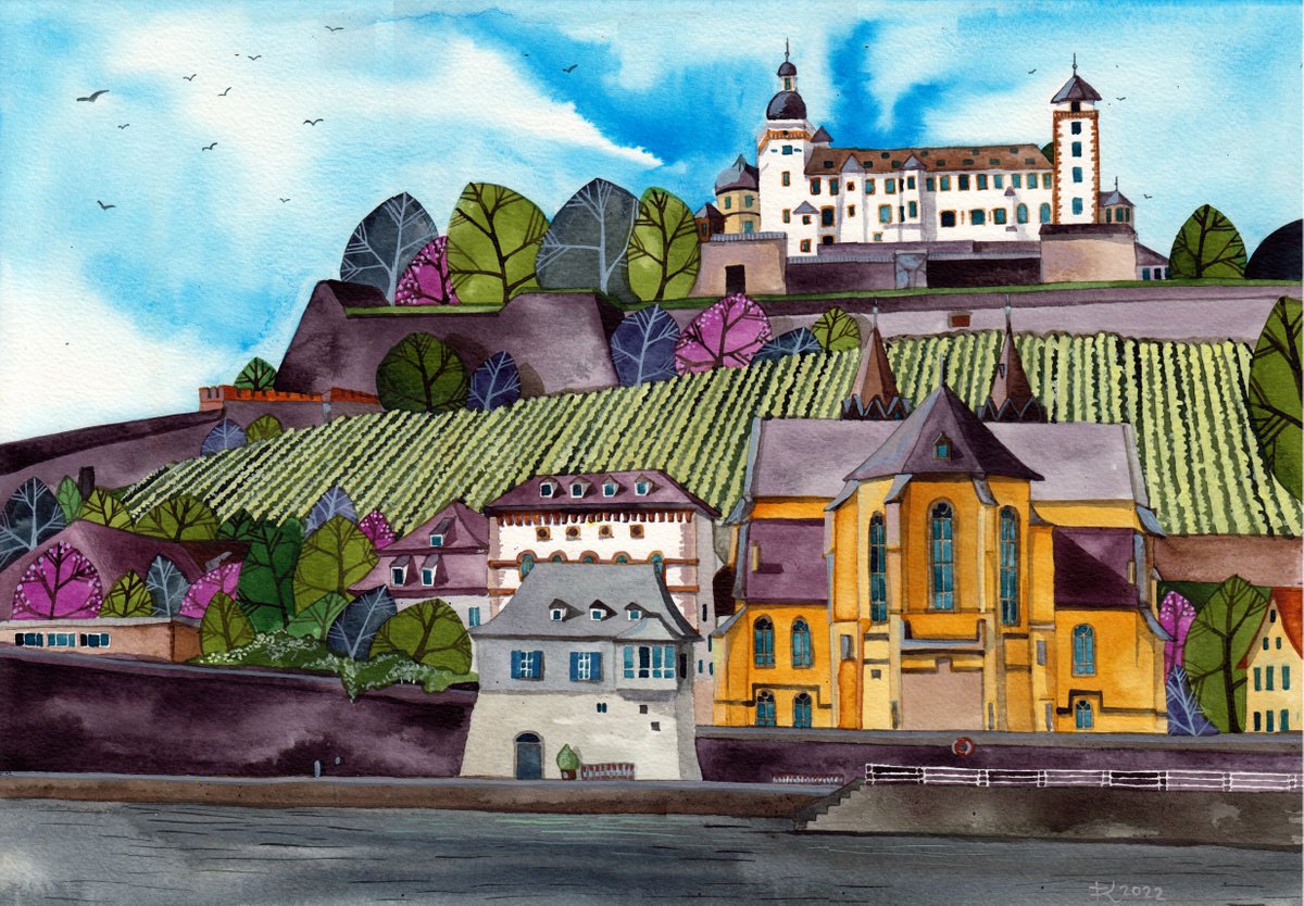 Wurzburg Vineyard by Terri Kelleher